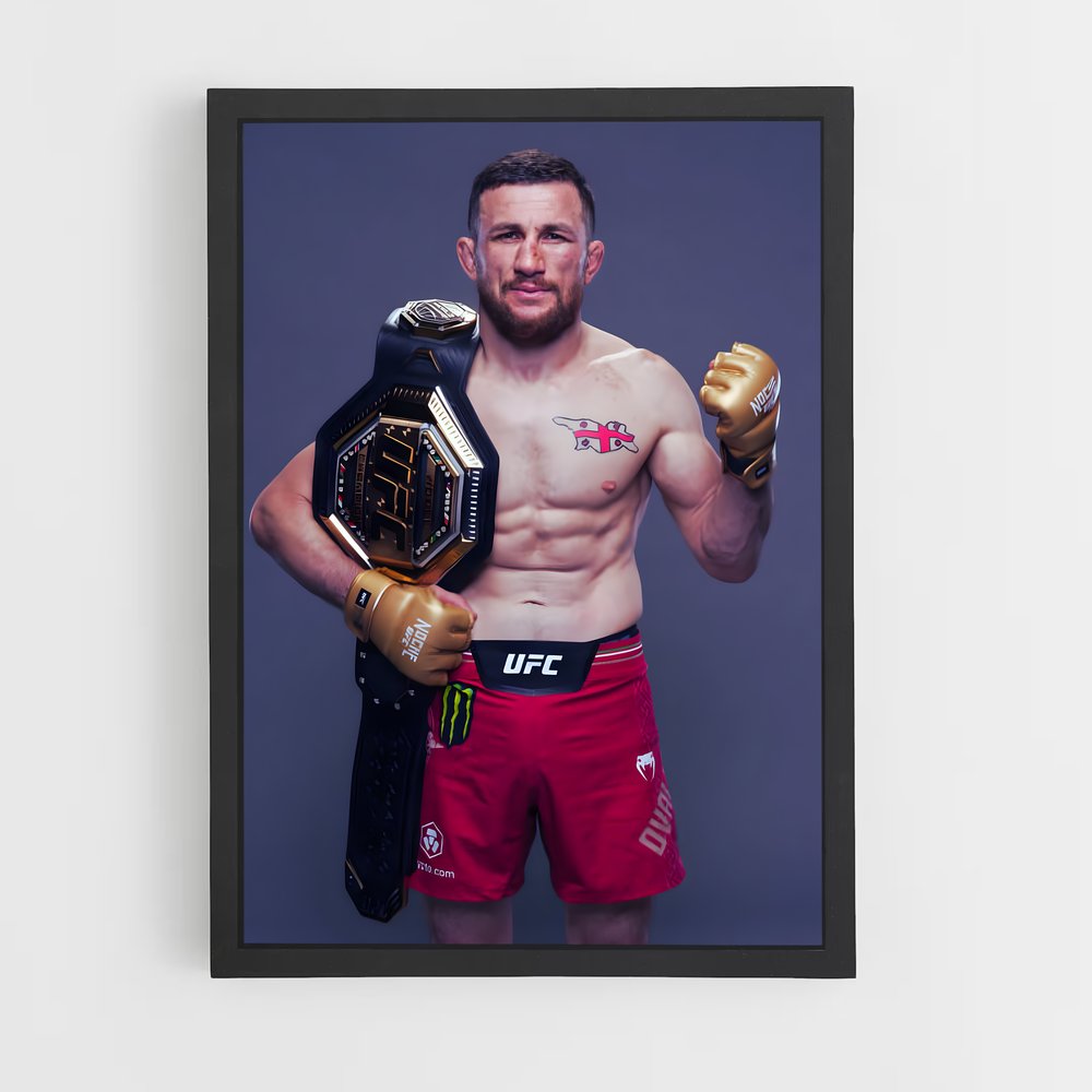 Poster King of the Octagon – affiche MMA (vue 2)